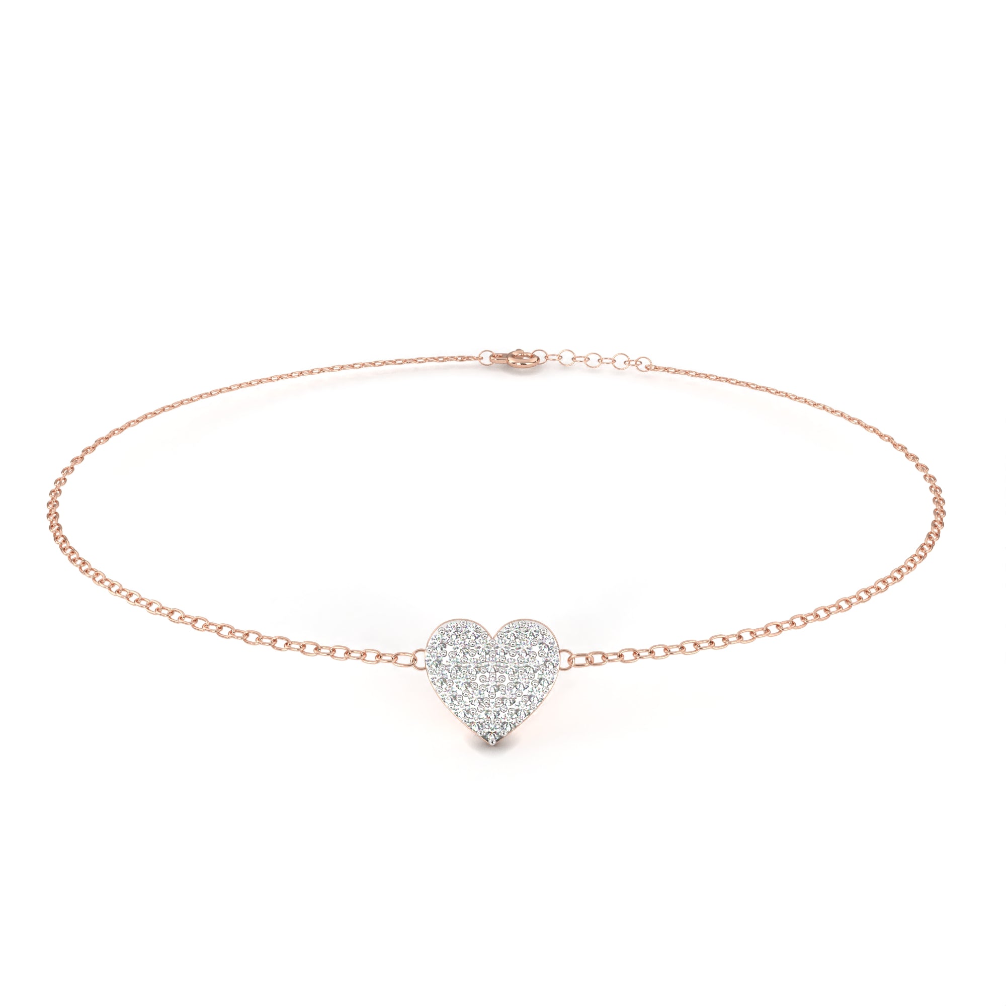 Solitairekart 0.21ct Round Cut Lab Grown Diamond Bracelet